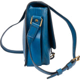 Louis Vuitton Bleu Epi Leather Cartouchiere MM Crossbody Bag