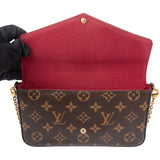 Louis Vuitton Canvas Monogram Felicie Crossbody Bag