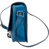 Louis Vuitton Bleu Epi Leather Cartouchiere MM Crossbody Bag