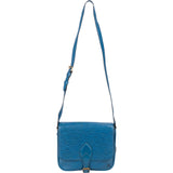 Louis Vuitton Bleu Epi Leather Cartouchiere MM Crossbody Bag