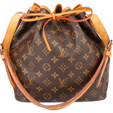 Louis Vuitton Canvas Monogram Sac Noe Petit Shoulder Bag