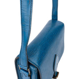 Louis Vuitton Bleu Epi Leather Cartouchiere MM Crossbody Bag