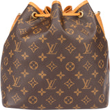 Louis Vuitton Canvas Monogram Sac Noe Petit Shoulder Bag