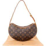 Louis Vuitton Canvas Monogram Croissant PM Handbag