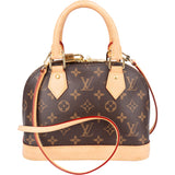 Louis Vuitton Canvas Monogram Alma BB Handbag