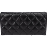 Chanel Quilted Lambskin Flap Wallet