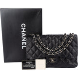 Chanel Quilted Lambskin Jumbo Single Flap Crossbody Bag
