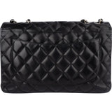 Chanel Quilted Lambskin Jumbo Single Flap Crossbody Bag