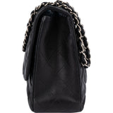 Chanel Quilted Lambskin Jumbo Single Flap Crossbody Bag