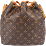 Louis Vuitton Canvas Monogram Sac Noe Petit Shoulder Bag