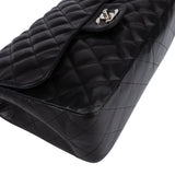 Chanel Quilted Lambskin Jumbo Single Flap Crossbody Bag