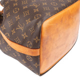 Louis Vuitton Canvas Monogram Sac Noe Petit Shoulder Bag
