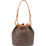 Louis Vuitton Canvas Monogram Sac Noe Petit Shoulder Bag