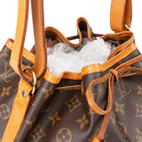 Louis Vuitton Canvas Monogram Sac Noe Petit Shoulder Bag