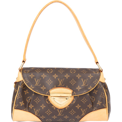 Louis Vuitton Canvas Monogram Beverly MM Shoulder Bag
