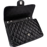 Chanel Quilted Lambskin Jumbo Single Flap Crossbody Bag
