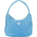 Prada Blue Nylon Vintage Re-Edition Handbag