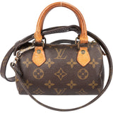 Louis Vuitton Canvas Monogram Mini Speedy Handbag