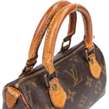 Louis Vuitton Canvas Monogram Mini Speedy Handbag