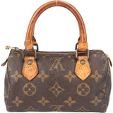 Louis Vuitton Canvas Monogram Mini Speedy Handbag