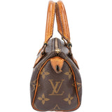 Louis Vuitton Canvas Monogram Mini Speedy Handbag
