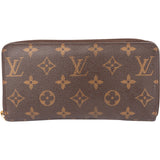 Louis Vuitton Canvas Monogram Zippy Wallet
