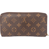 Louis Vuitton Canvas Monogram Zippy Wallet