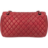 Chanel Quilted Iridescent Calfskin Single Flap Crossbody Bag