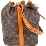 Louis Vuitton Canvas Monogram Sac Noe Petit Shoulder Bag