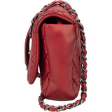 Chanel Quilted Iridescent Calfskin Single Flap Crossbody Bag