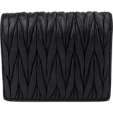 Miu Miu Quilted Leather Crystal Wallet