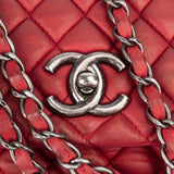Chanel Quilted Iridescent Calfskin Single Flap Crossbody Bag