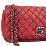 Chanel Quilted Iridescent Calfskin Single Flap Crossbody Bag