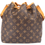 Louis Vuitton Canvas Monogram Sac Noe Petit Shoulder Bag