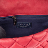 Chanel Quilted Iridescent Calfskin Single Flap Crossbody Bag