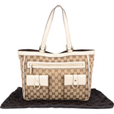 Gucci GG Monogram Abbey Double Pocket Handbag
