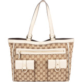 Gucci GG Monogram Abbey Double Pocket Handbag