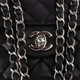 Chanel Quilted Lambskin Medium Double Flap Crossbody Bag