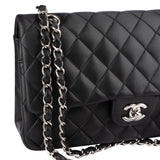Chanel Quilted Lambskin Medium Double Flap Crossbody Bag
