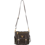 Prada Green Nylon Messenger Crossbody Bag
