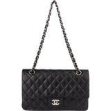 Chanel Quilted Lambskin Medium Double Flap Crossbody Bag