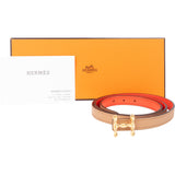 Hermès Reversible Leather Torsad Mini Belt