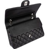 Chanel Quilted Lambskin Medium Double Flap Crossbody Bag