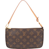 Louis Vuitton Canvas Monogram Pochette Accessoire Handbag