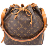 Louis Vuitton Canvas Monogram Sac Noe Petit Shoulder Bag