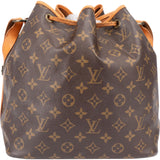 Louis Vuitton Canvas Monogram Sac Noe Petit Shoulder Bag