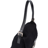 Fendi Cotton FF Baguette Mamma Handbag