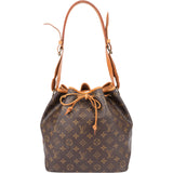 Louis Vuitton Canvas Monogram Sac Noe Petit Shoulder Bag