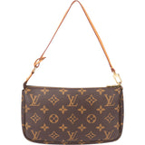 Louis Vuitton Canvas Monogram Pochette Accessoire Handbag
