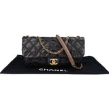 Chanel Quilted Deerskin Single Flap Crossbody Bag
